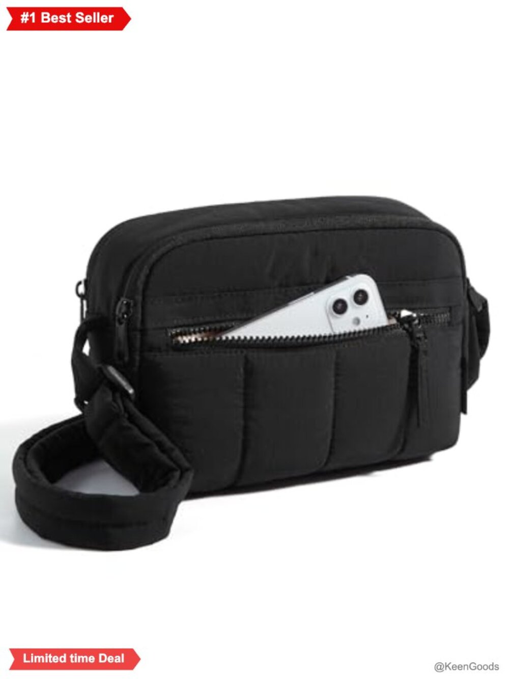 Lightweight Nylon Crossbody Bag RFID Blocking Travel Purse